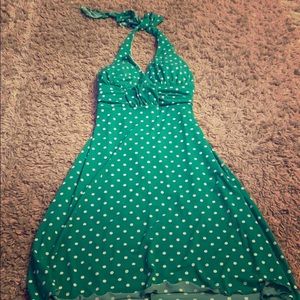 Spring halter dress